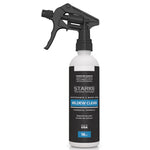 A 16oz bottle of Starke Yacht Surface Technologies Mildew Clean, a mildew stain remover in a spray bottle, designed to clean boat tops, vinyl, rubber, and more.