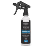A 16oz spray bottle of Starke Yacht Surface Technology's Simple Clean, a multi-purpose cleaner designed for use on all substrates. The product is formulated to remove black streaks and stains, with a ready-to-use formula.