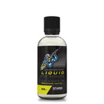 A bottle of Liquid Thor, a 100ml advanced nanoceramic SiO2 marine coating by STARKÉ Yacht Surface Technologies, featuring a dynamic label with a character wielding a lightning bolt.